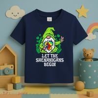 Gnome Tie Dye Shamrock Let Shenanigans Begin St Patricks Toddler T-Shirt thumb 3