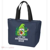 Gnome Tie Dye Shamrock Let Shenanigans Begin St Patricks Tote Bag thumb 3