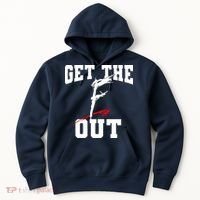 Get The F Out Funny Wrestling Lover Gift Hoodie thumb 0