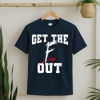 Get The F Out Funny Wrestling Lover Gift T-Shirt thumb 2