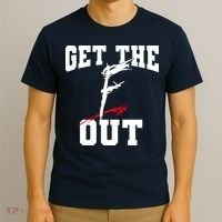 Get The F Out Funny Wrestling Lover Gift T-Shirt thumb 3