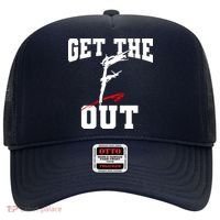Get The F Out Funny Wrestling Lover Gift Hat thumb 0