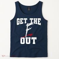 Get The F Out Funny Wrestling Lover Gift Tank Top thumb 2