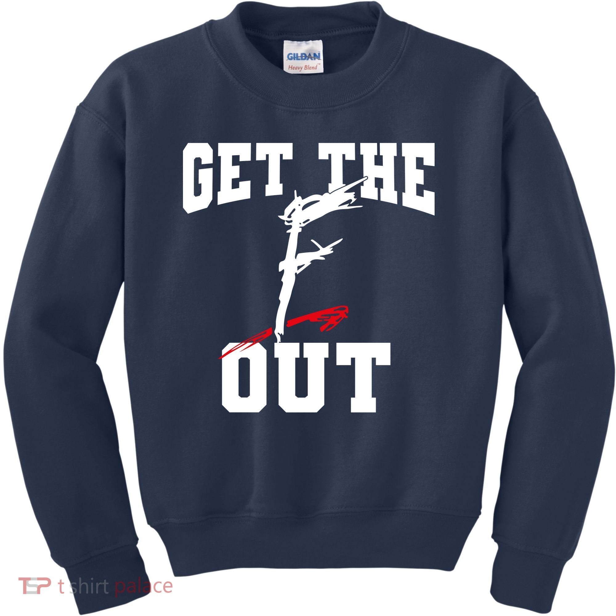 Get The F Out Funny Wrestling Lover Gift Kids Sweatshirt