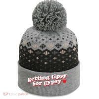 Getting Tipsy For Gypsy Iconic Slogan The Baniff Cuffed Pom Beanie thumb 0