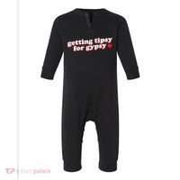 Getting Tipsy For Gypsy Iconic Slogan Infant Fleece One Piece thumb 0