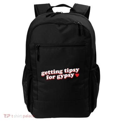 Getting Tipsy For Gypsy Iconic Slogan Backpack
