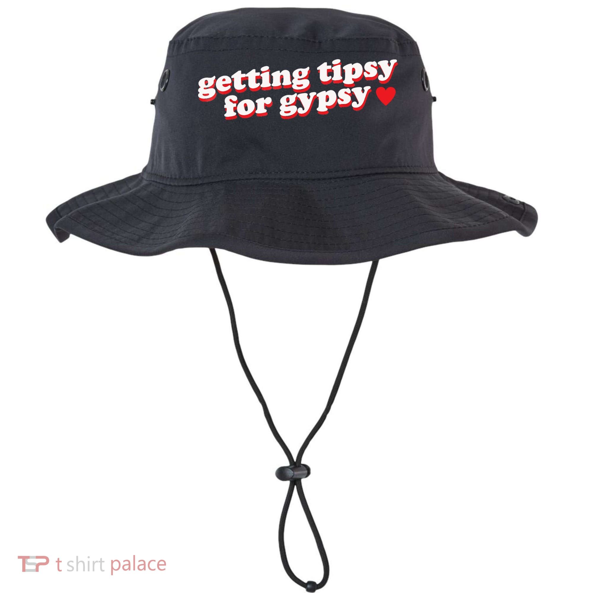 Getting Tipsy For Gypsy Iconic Slogan Bucket Hat