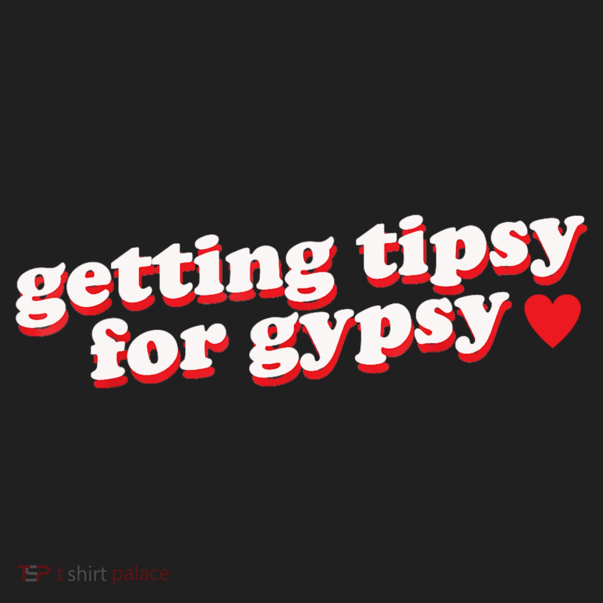 Getting Tipsy For Gypsy Iconic Slogan Plastic Christmas Ball Ornament