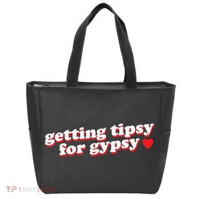 Getting Tipsy For Gypsy Iconic Slogan Tote Bag