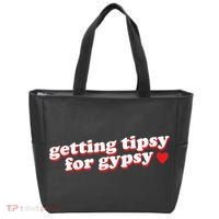 Getting Tipsy For Gypsy Iconic Slogan Tote Bag thumb 0