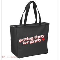 Getting Tipsy For Gypsy Iconic Slogan Tote Bag thumb 2