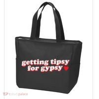 Getting Tipsy For Gypsy Iconic Slogan Tote Bag thumb 3