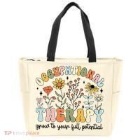 Grow To Full Potential Occupational Therapy OT Therapist Tote Bag thumb 0