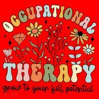 Grow To Full Potential Occupational Therapy OT Therapist Santa Hat thumb 1