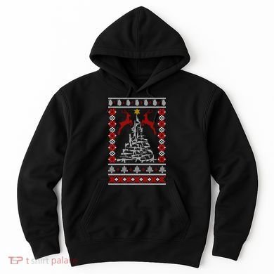 Guns Tree For Christmas Hoodie