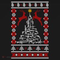 Guns Tree For Christmas Pajama Set thumb 2