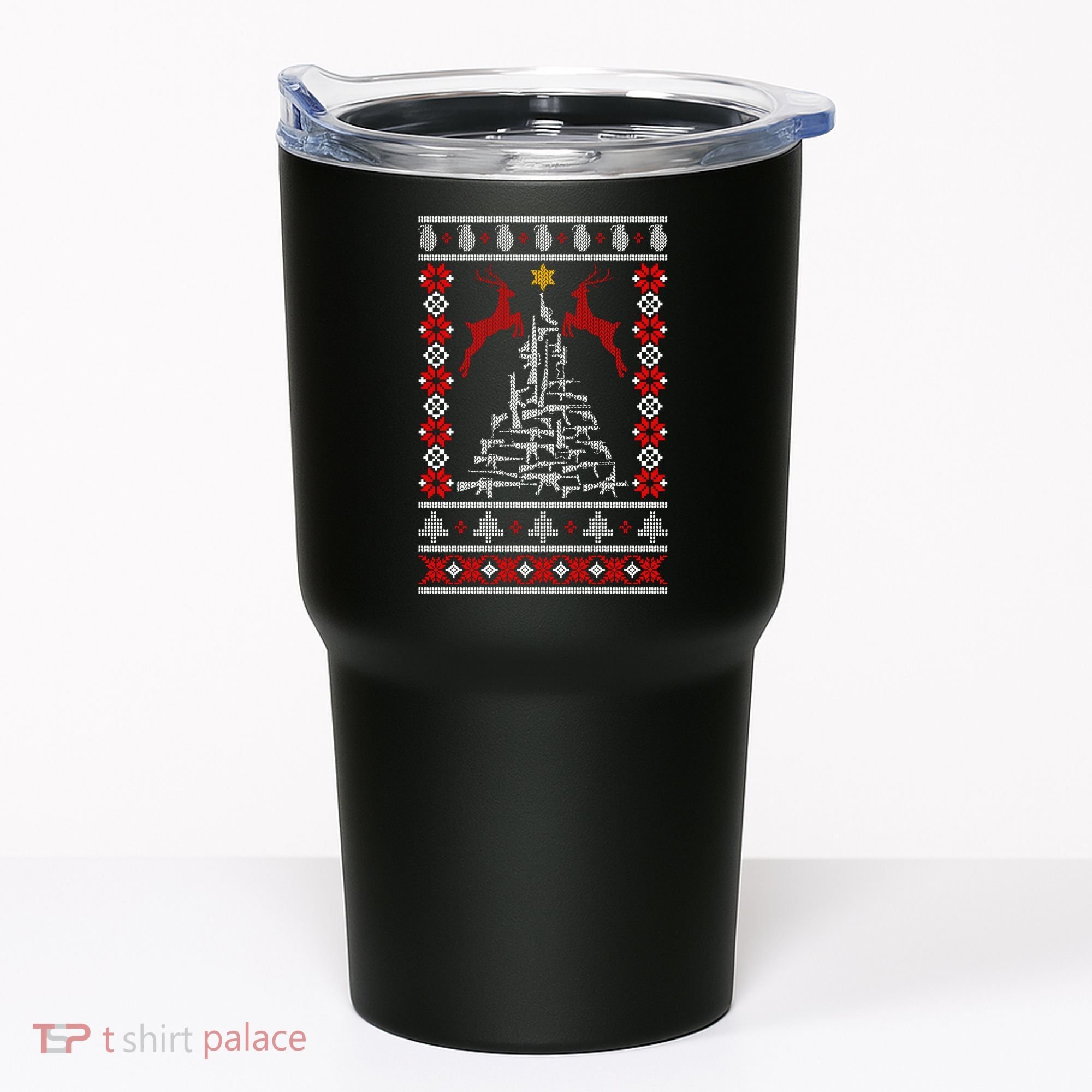 Guns Tree For Christmas Tumbler