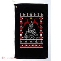 Guns Tree For Christmas Golf Towel thumb 0