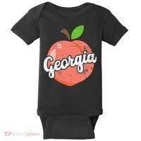 Georgia Tourist funny Georgia Lover Baby Bodysuit thumb 0