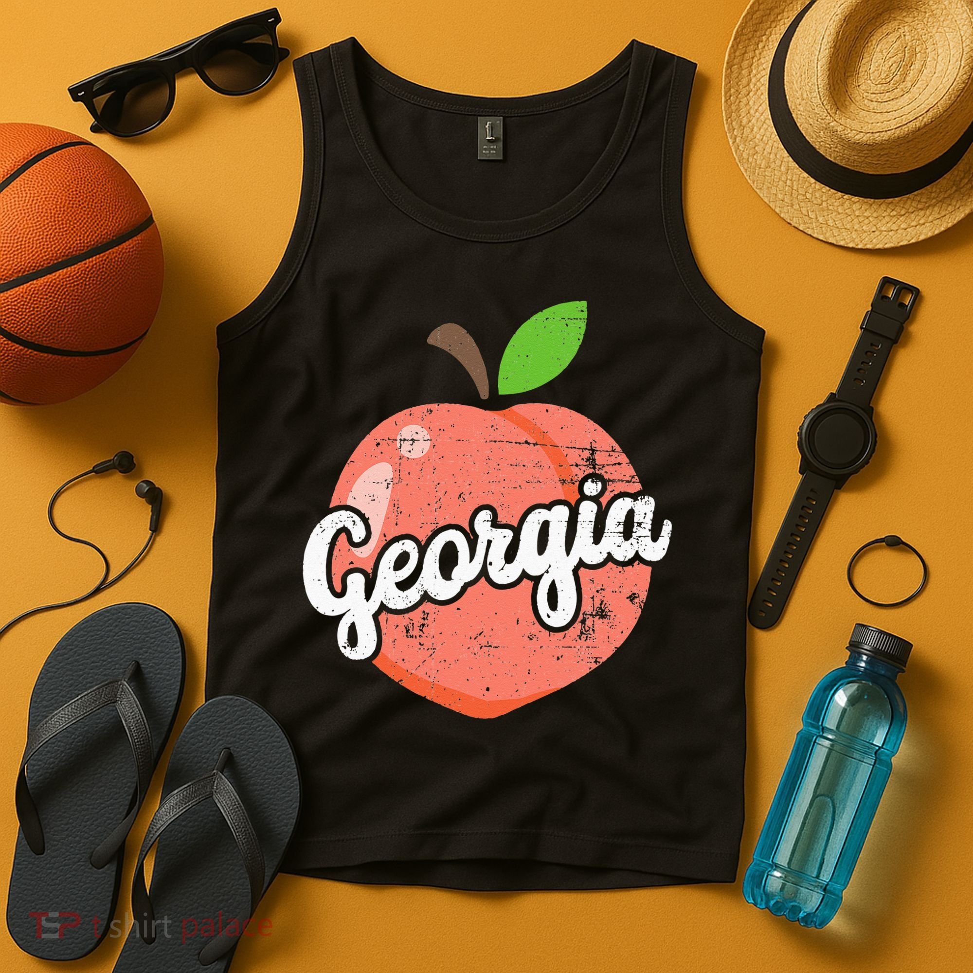 Georgia Tourist funny Georgia Lover Tank Top