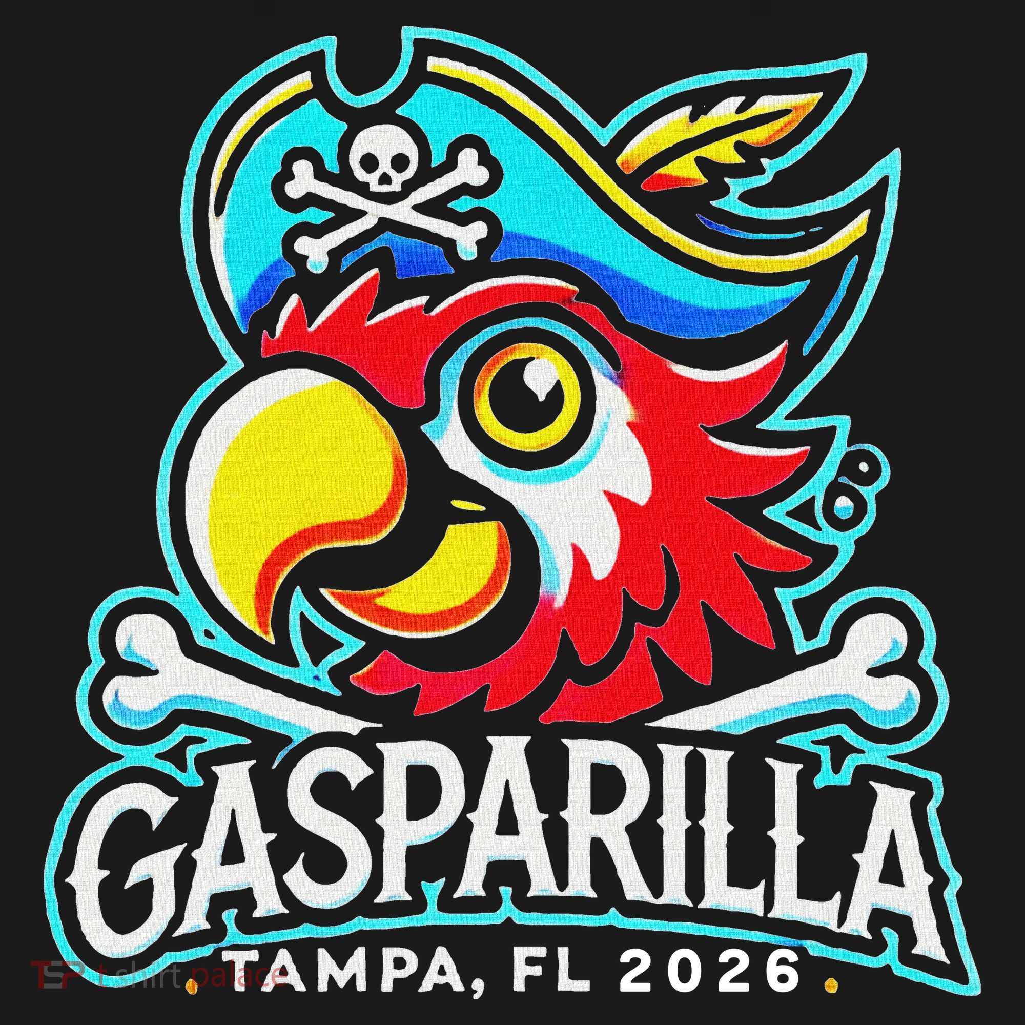 Gasparilla Tampa Florida 2026 Vacation Pirate Parrot  Women's Hoodie