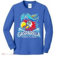 Gasparilla Tampa Florida 2026 Vacation Pirate Parrot  Kids Long Sleeve Shirt thumb 0