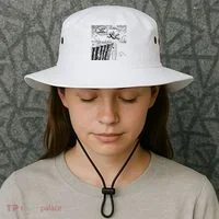 Gravity Test Funny Gamer Is There Fall Damage Bucket Hat thumb 3