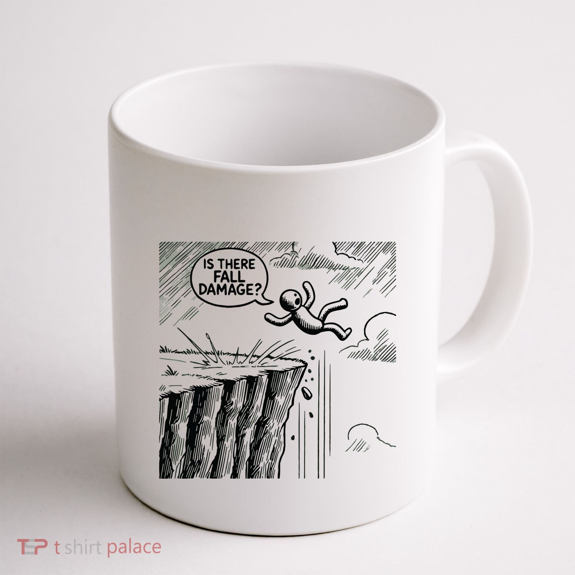 Gravity Test Funny Gamer Is There Fall Damage Coffee Mug