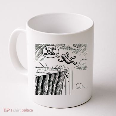 Gravity Test Funny Gamer Is There Fall Damage Coffee Mug