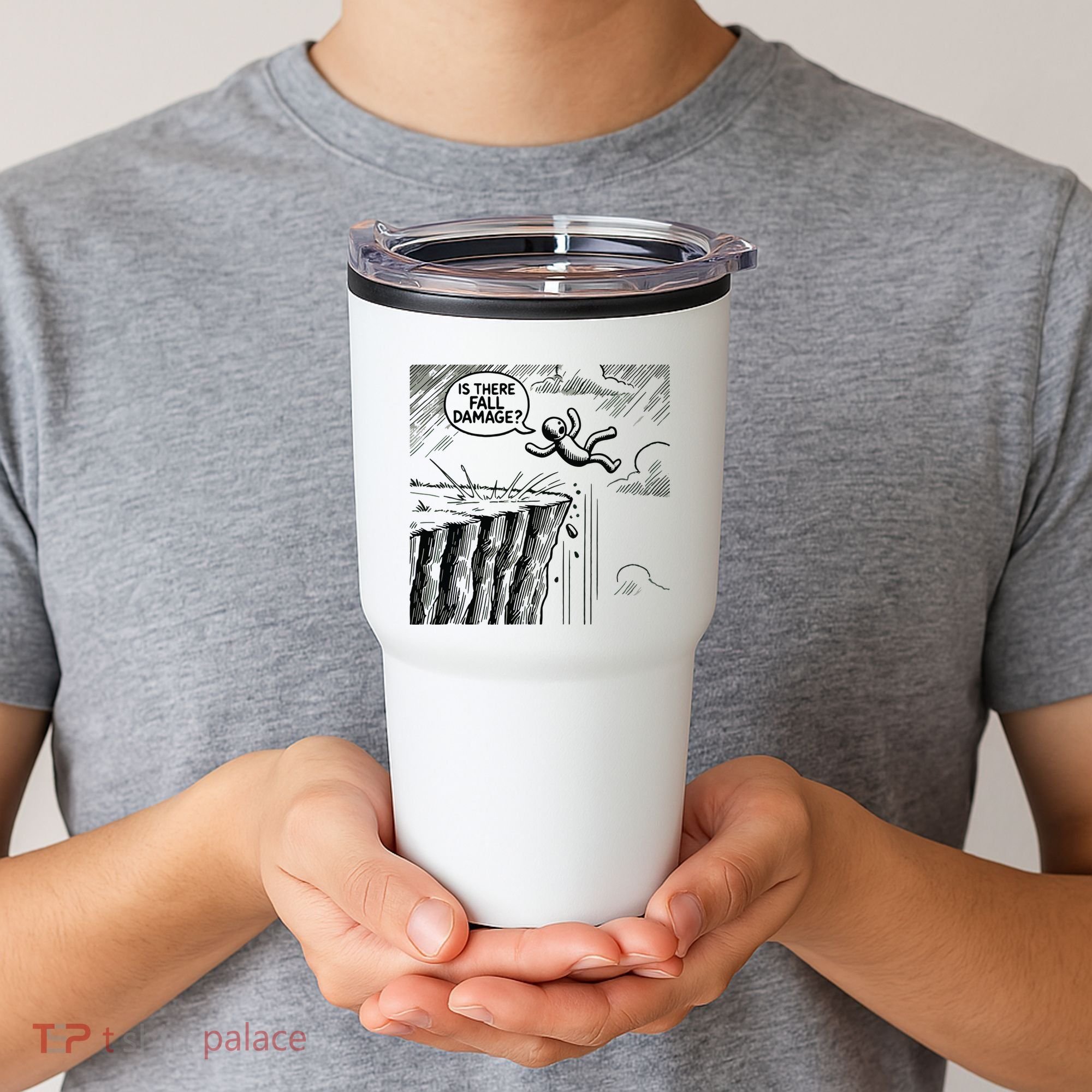 Gravity Test Funny Gamer Is There Fall Damage Tumbler