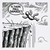 Gravity Test Funny Gamer Is There Fall Damage Ornament thumb 1