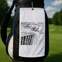 Gravity Test Funny Gamer Is There Fall Damage Golf Towel thumb 2
