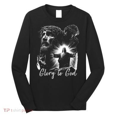 GLORY TO GOD JESUS Long Sleeve Shirt