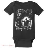 GLORY TO GOD JESUS Baby Bodysuit thumb 0