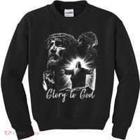 GLORY TO GOD JESUS Kids Sweatshirt thumb 0