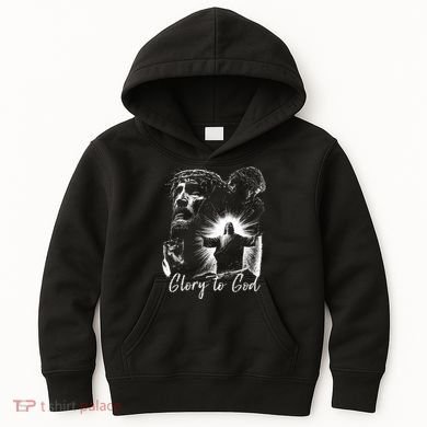 GLORY TO GOD JESUS Kids Hoodie