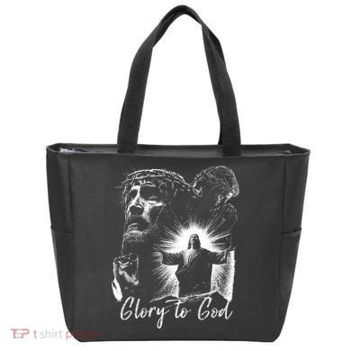 GLORY TO GOD JESUS Tote Bag