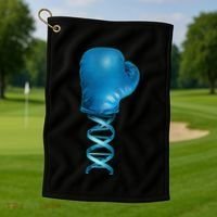 Gene Therapy Genetic Medicine Power Golf Towel thumb 1