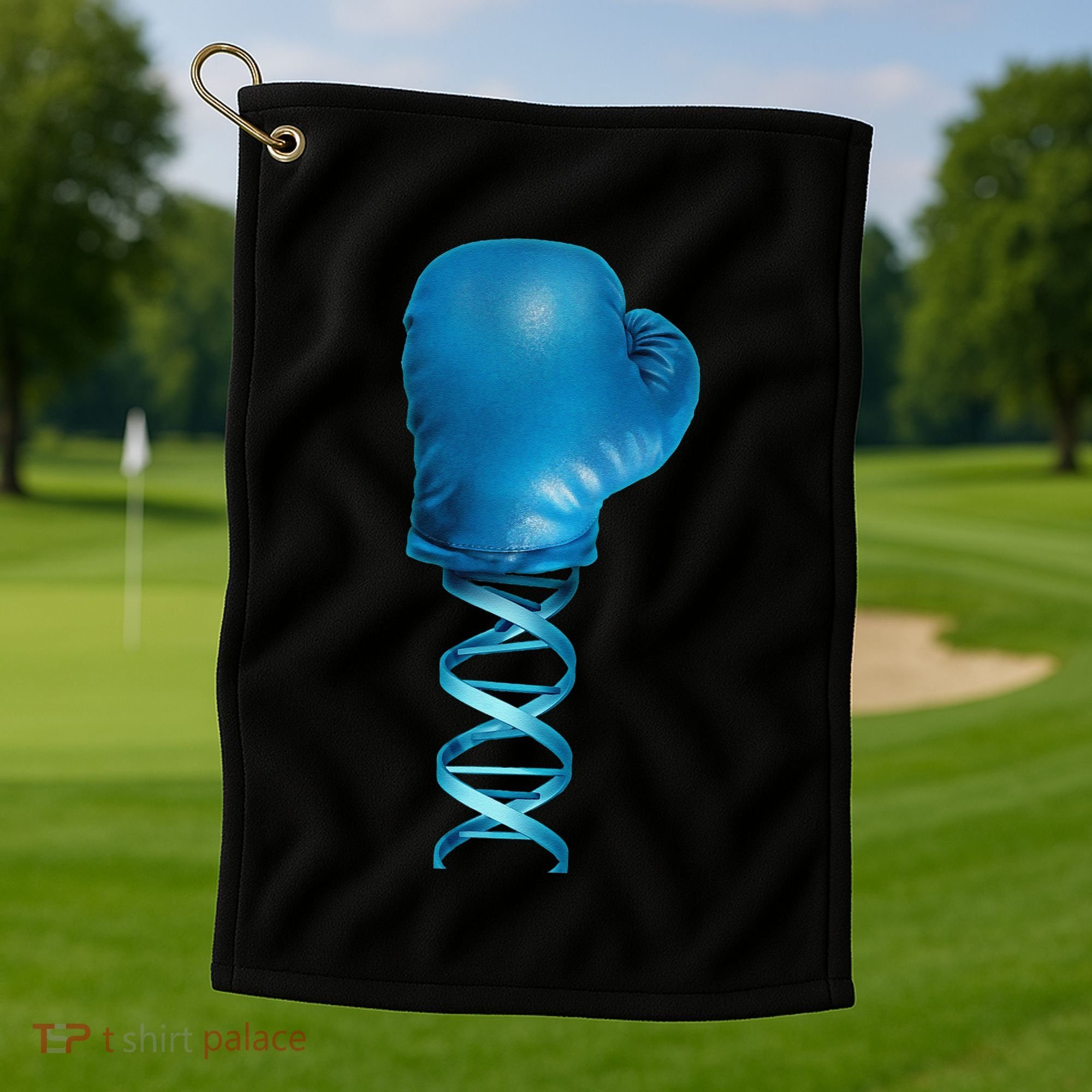 Gene Therapy Genetic Medicine Power Golf Towel