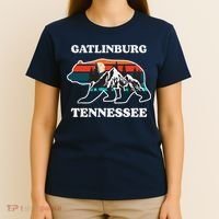 Gatlinburg Tennessee Great Smoky Mountains Bear Souvenir T-Shirt thumb 4