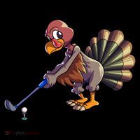 Golfing Turkey Golf Club Funny Thanksgiving Coffee Mug thumb 5