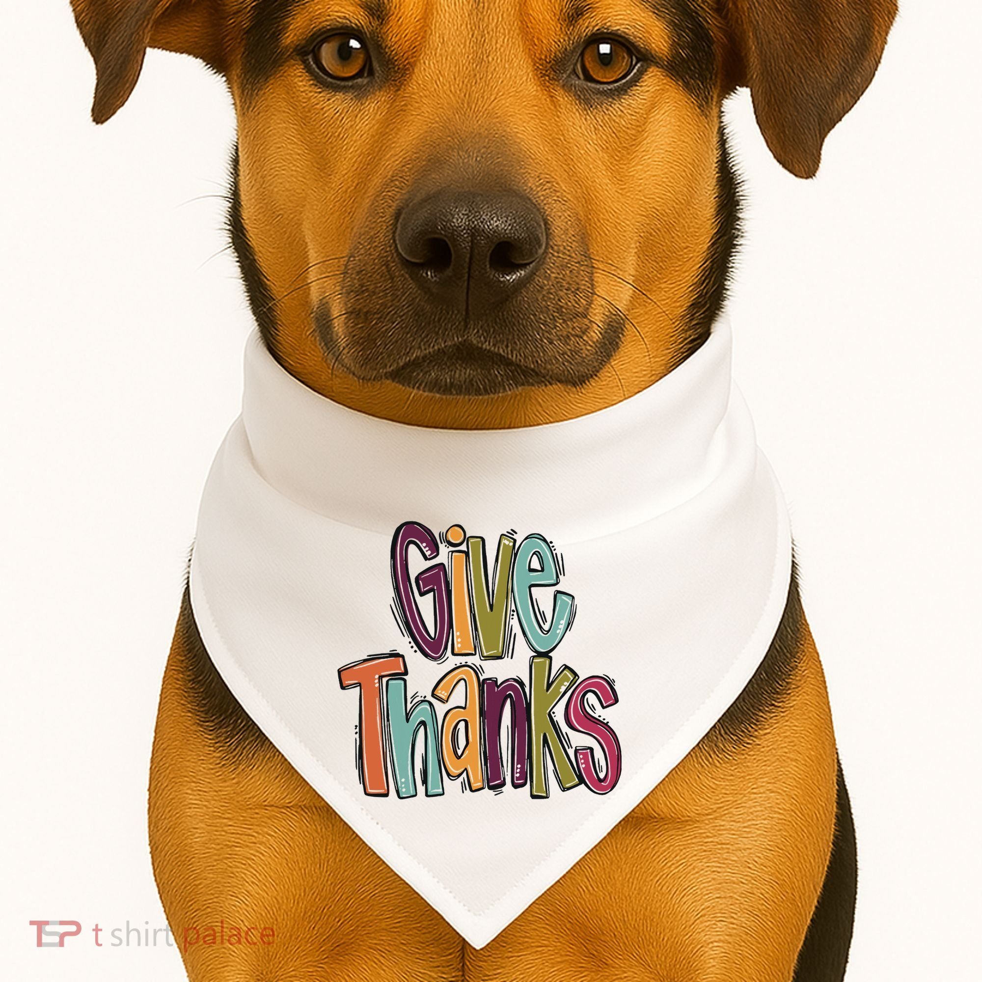 Give Thanks USA-Made Doggie Bandana