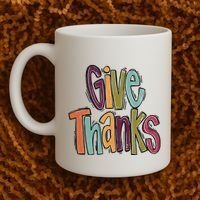 Give Thanks Coffee Mug thumb 2