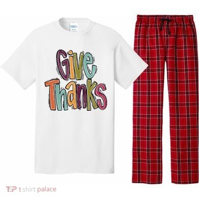 Give Thanks Pajama Set