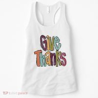 Give Thanks Women's Tank Top thumb 0
