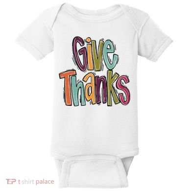 Give Thanks Baby Bodysuit