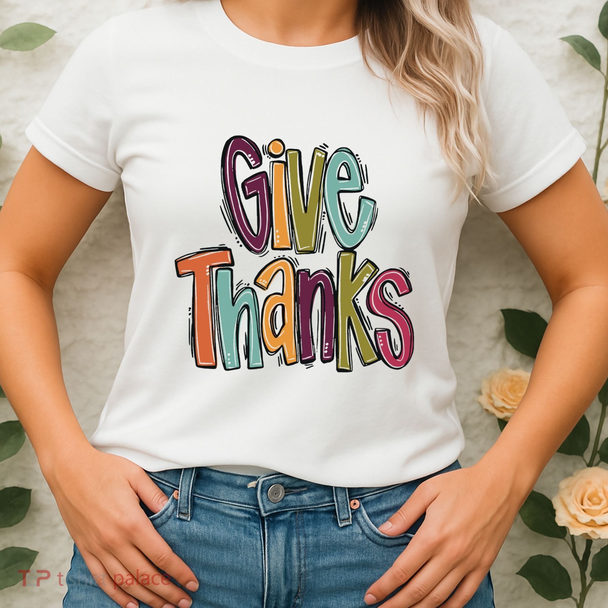 Give Thanks Women's T-Shirt
