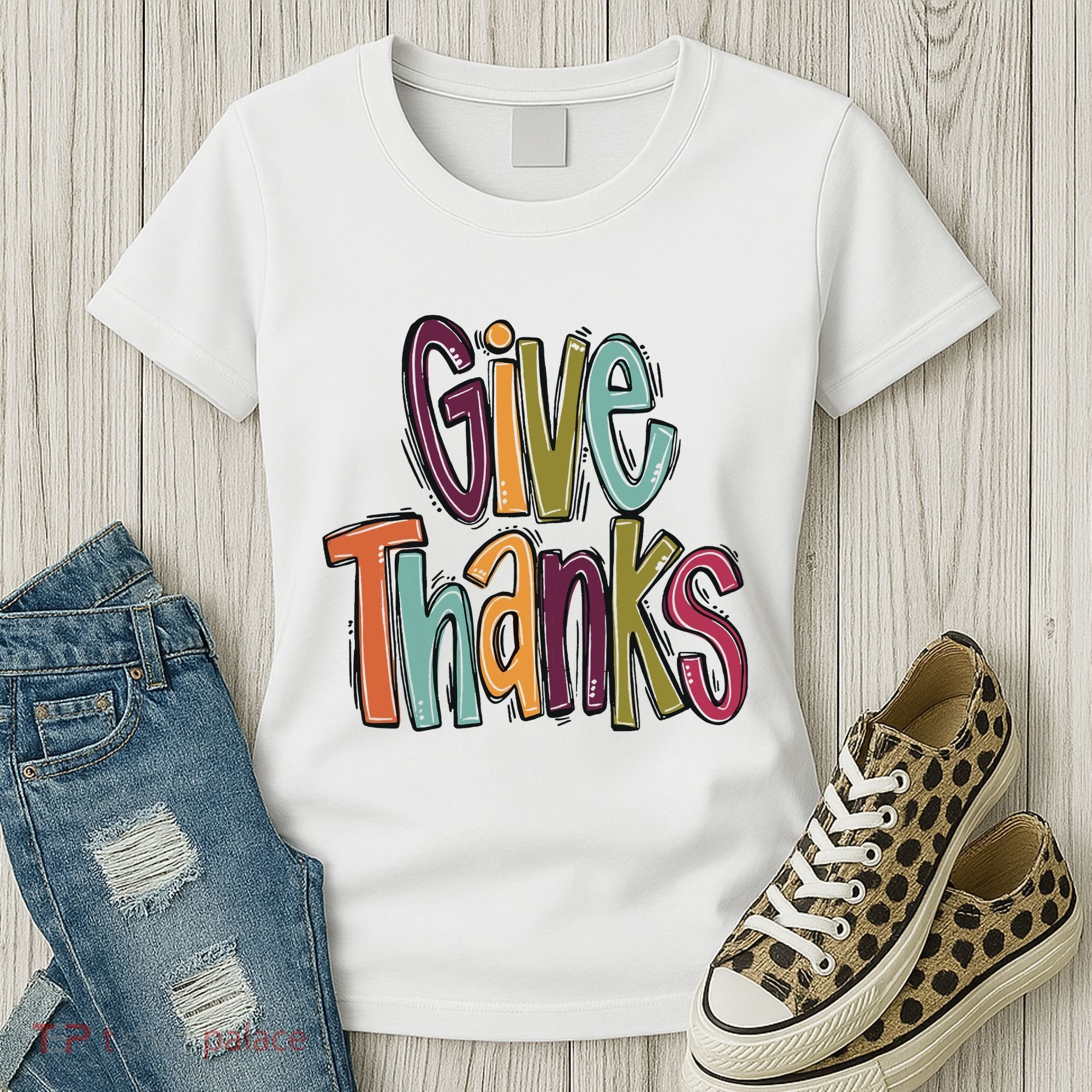 Give Thanks Women's T-Shirt