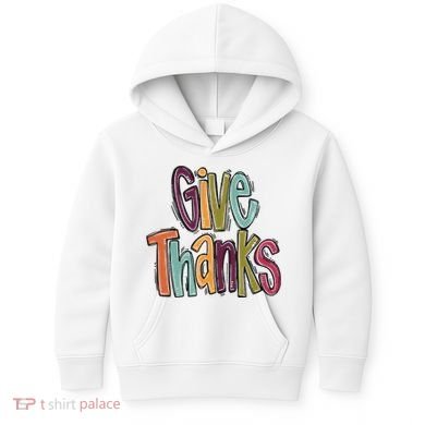 Give Thanks Kids Hoodie